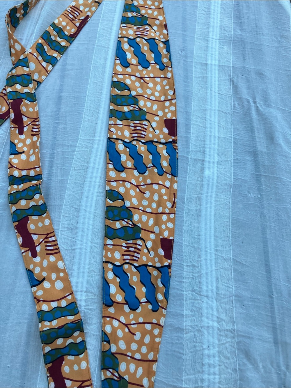 Silk and salt cummerbund original fabric, designer, one size wrap belt